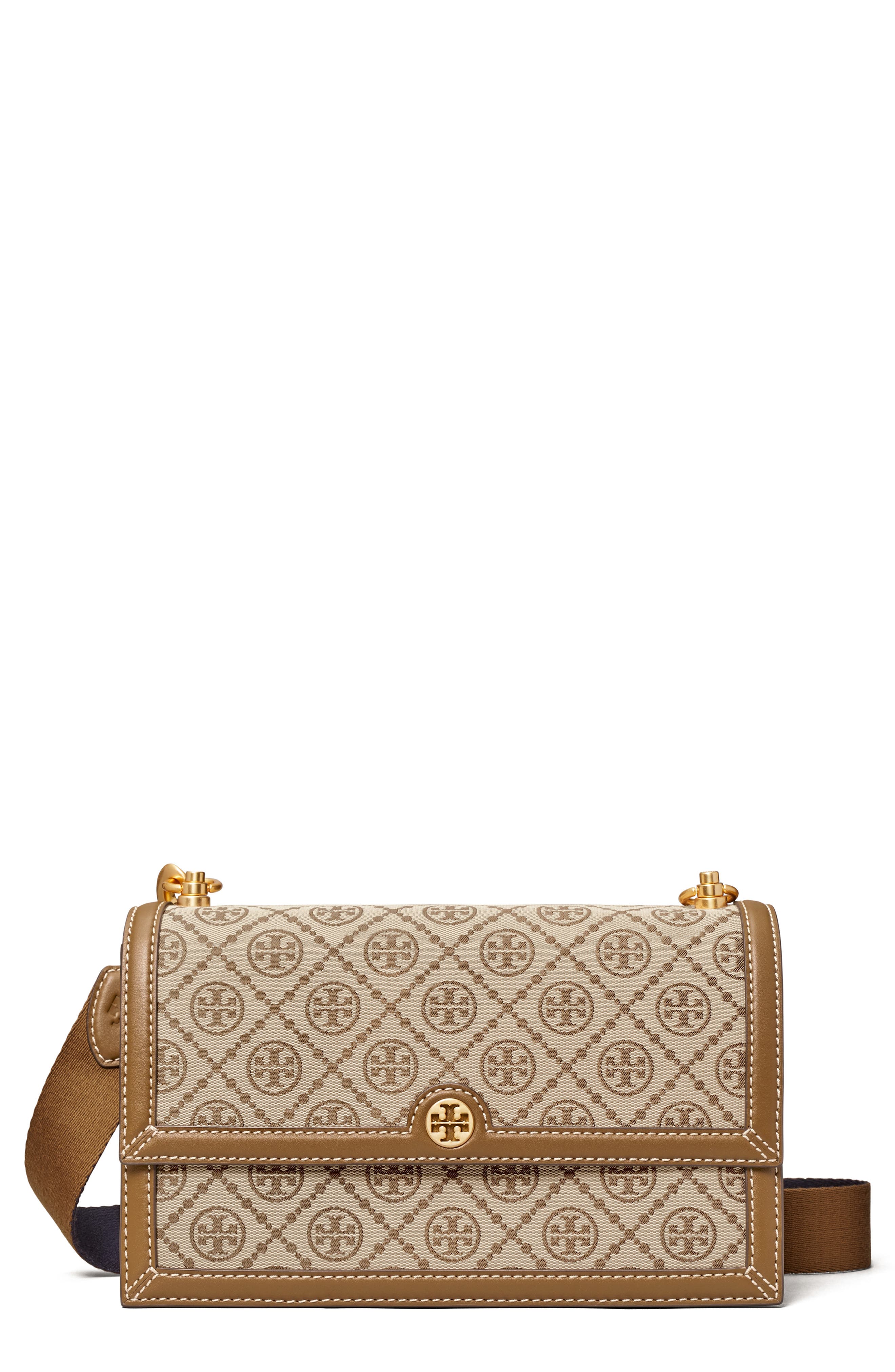 Tory Burch T Monogram Jacquard Shoulder Bag, Main, color, 