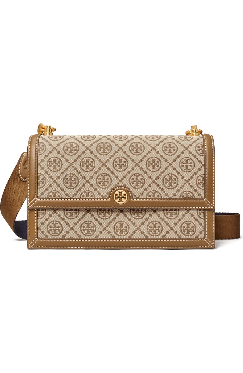 Tory Burch T Monogram Jacquard Shoulder Bag, Main, color,