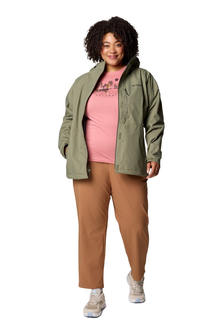 Hikebound II Waterproof Jacket, Alternate, color, STONE GREEN