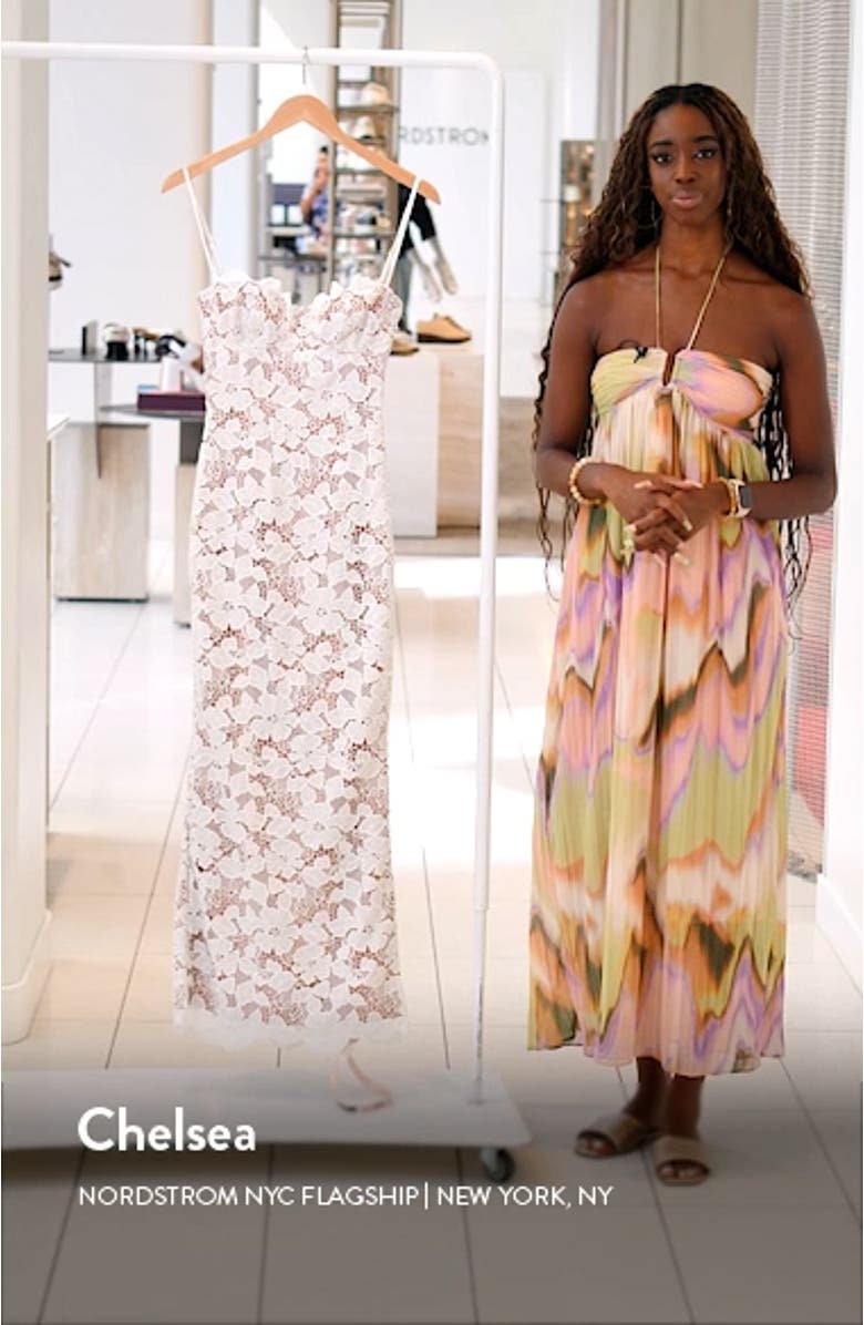 Pearl Floral Lace Gown, sales video thumbnail