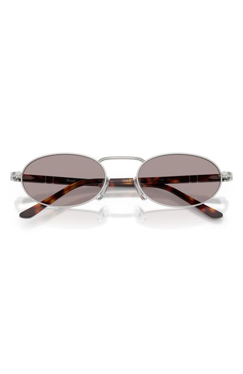 Persol 55mm Rectangular Sunglasses In Pink