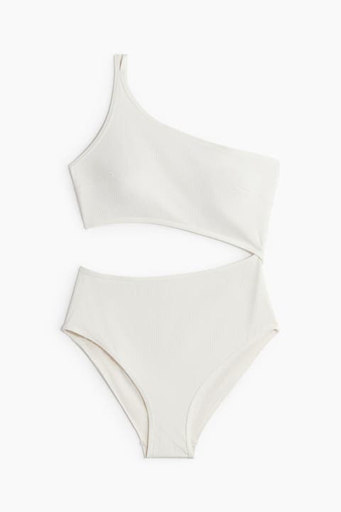 Padded-cup Cut-out Swimsuit