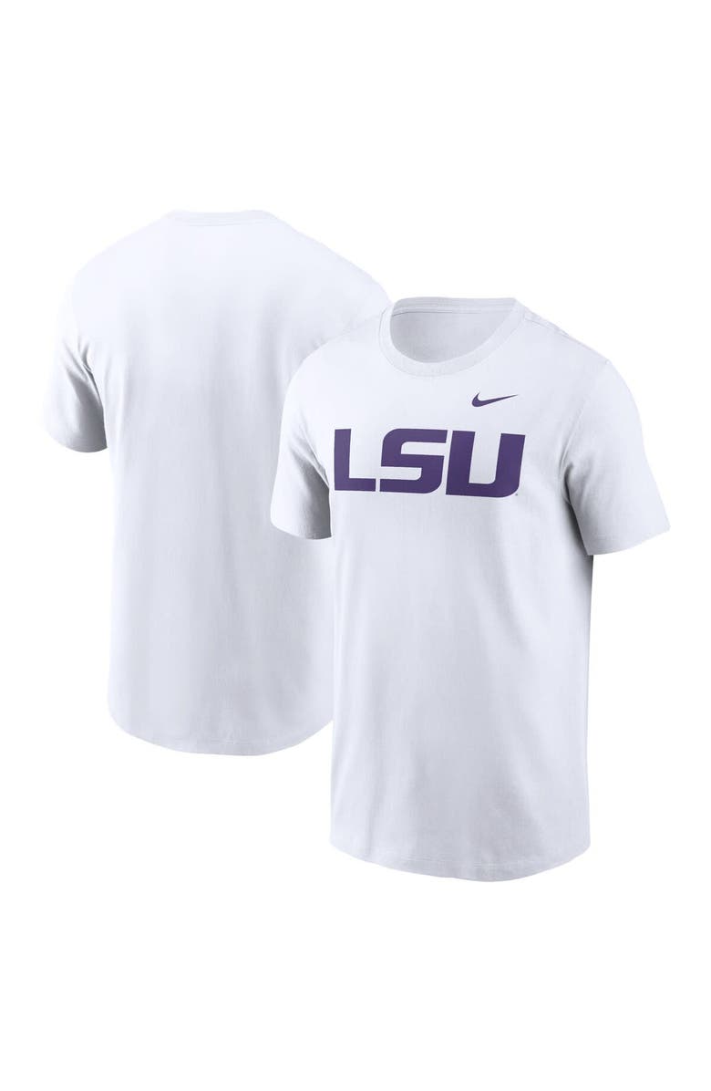 Nike Men's Nike White LSU Tigers Primetime Evergreen Logo T-Shirt, Main, color, White