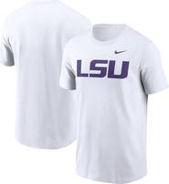 Nike Men's Nike White LSU Tigers Primetime Evergreen Logo T-Shirt