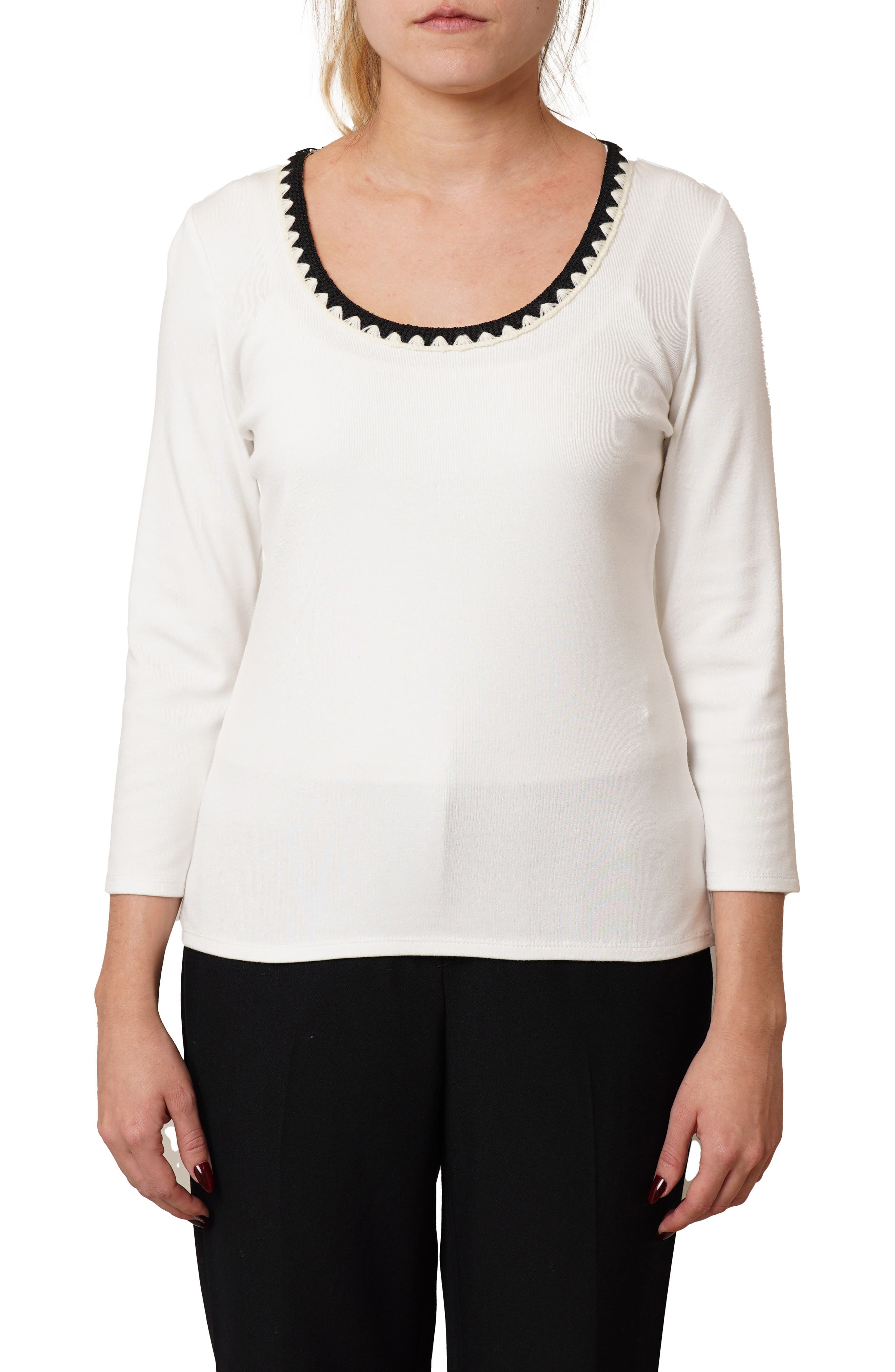 CYRUS Stitched U-Neck T-Shirt