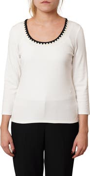 CYRUS Stitched U-Neck T-Shirt
