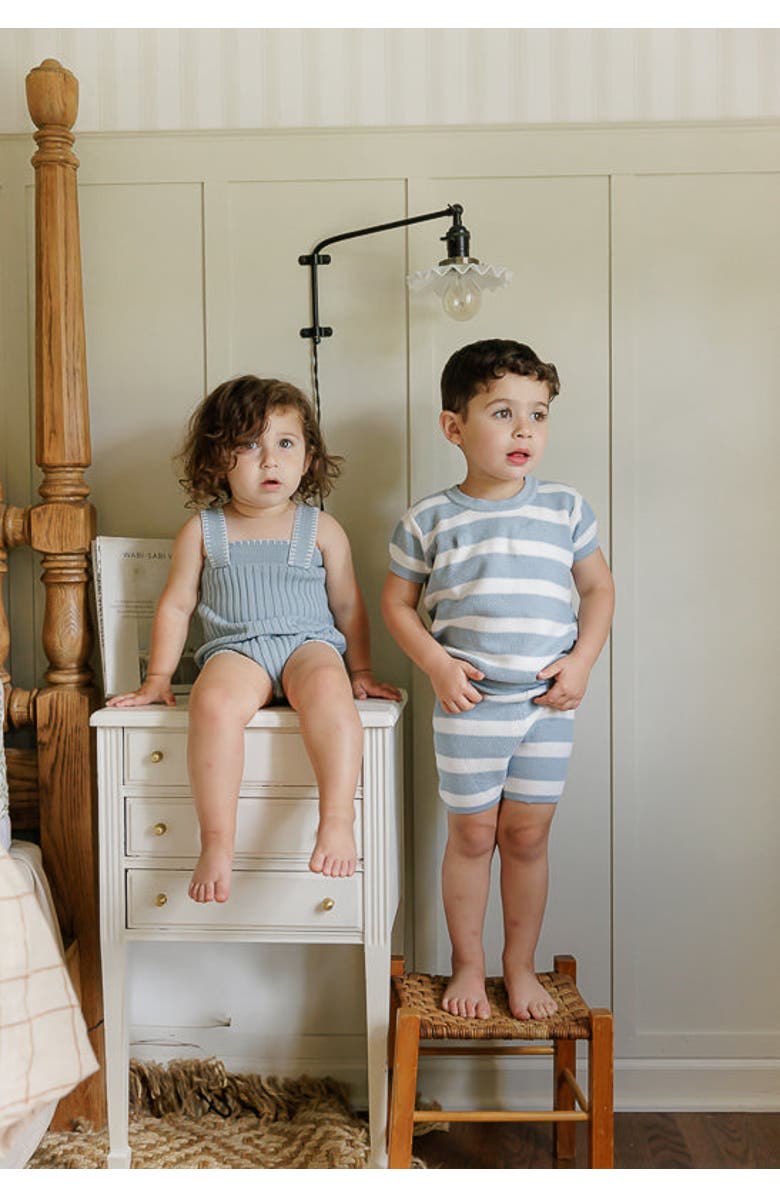 Ely's & Co. Looms Wave Collection - Stripe Knit Top, Alternate, color, Blue