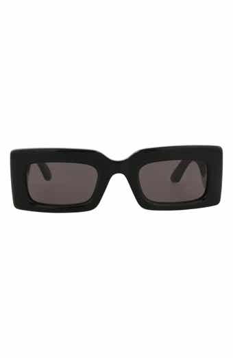 McQueen 50mm Rectangular Sunglasses