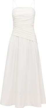 Ever New Rumi Ruched Strapless Midi Dress