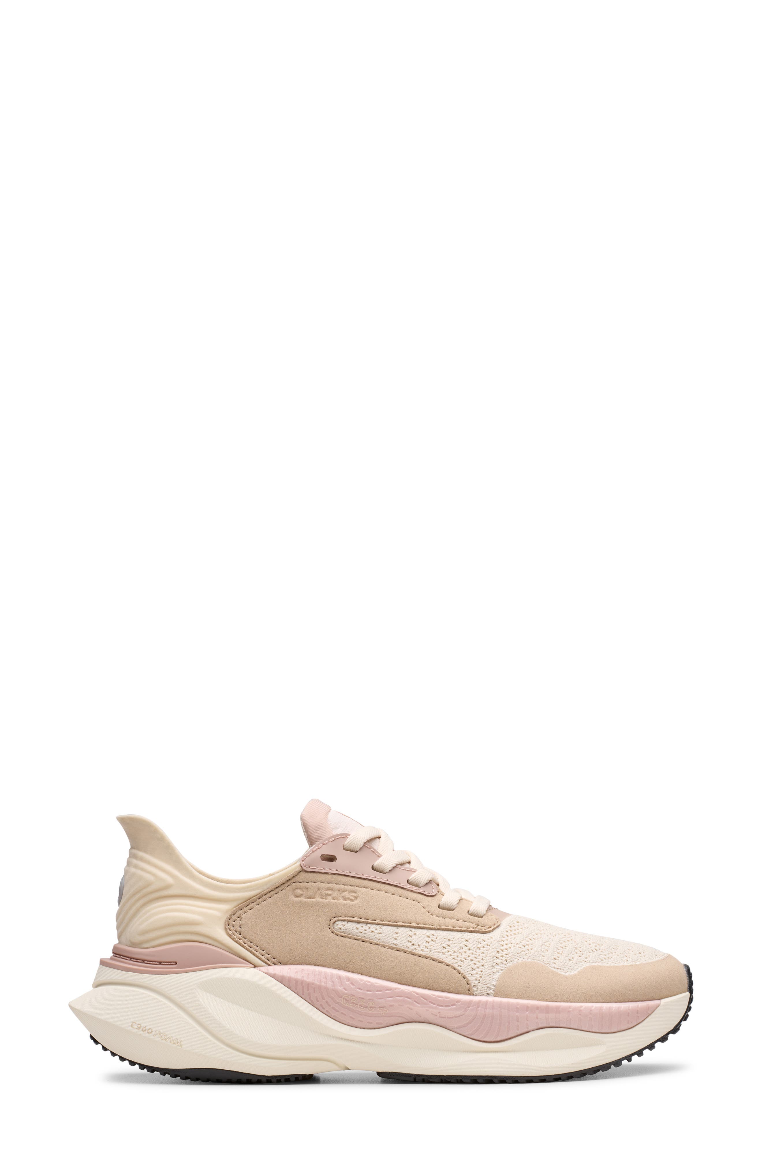 Pace Lace-Up Sneaker, Alternate, color, SAND COMBI