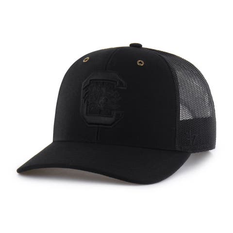 Men's Carhartt x '47 Black South Carolina Gamecocks Trucker Adjustable Hat