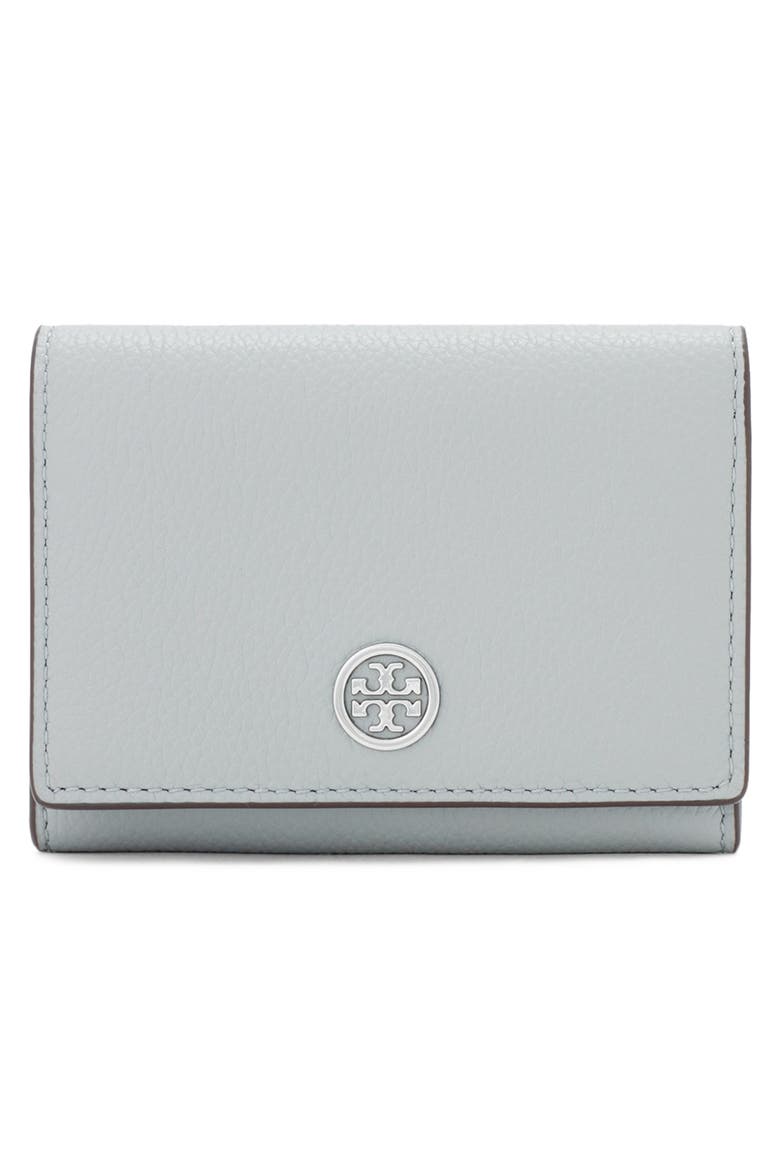 Robinson Small Pebbled Leather Wallet, Main, color, LIGHT GRANITE