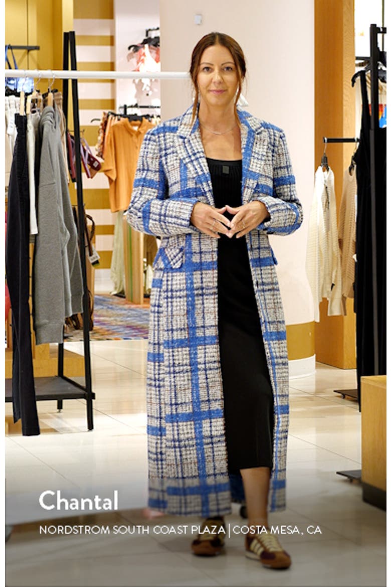 Plaid Tweed Long Coat video