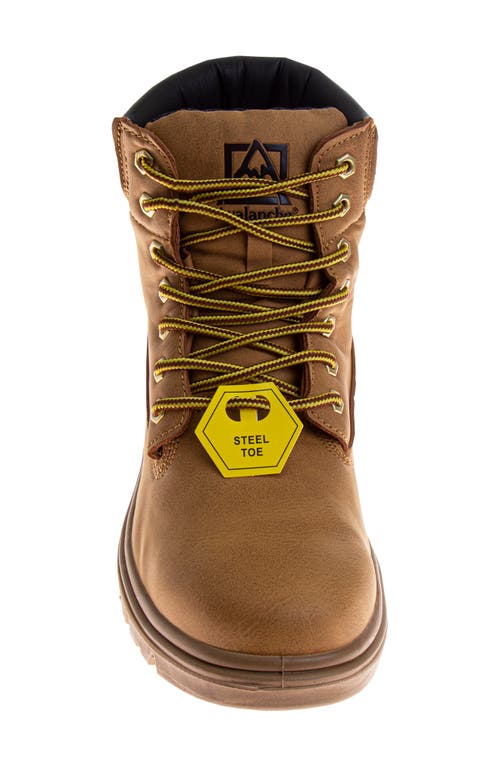 Avalanche Steel Toe Work Boot In Tan