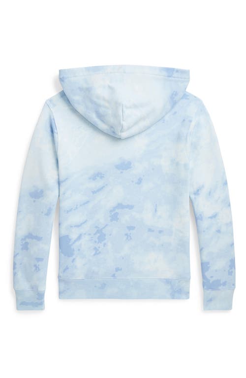 Polo Ralph Lauren Kids' Polo Bear French Terry Graphic Hoodie In Blue