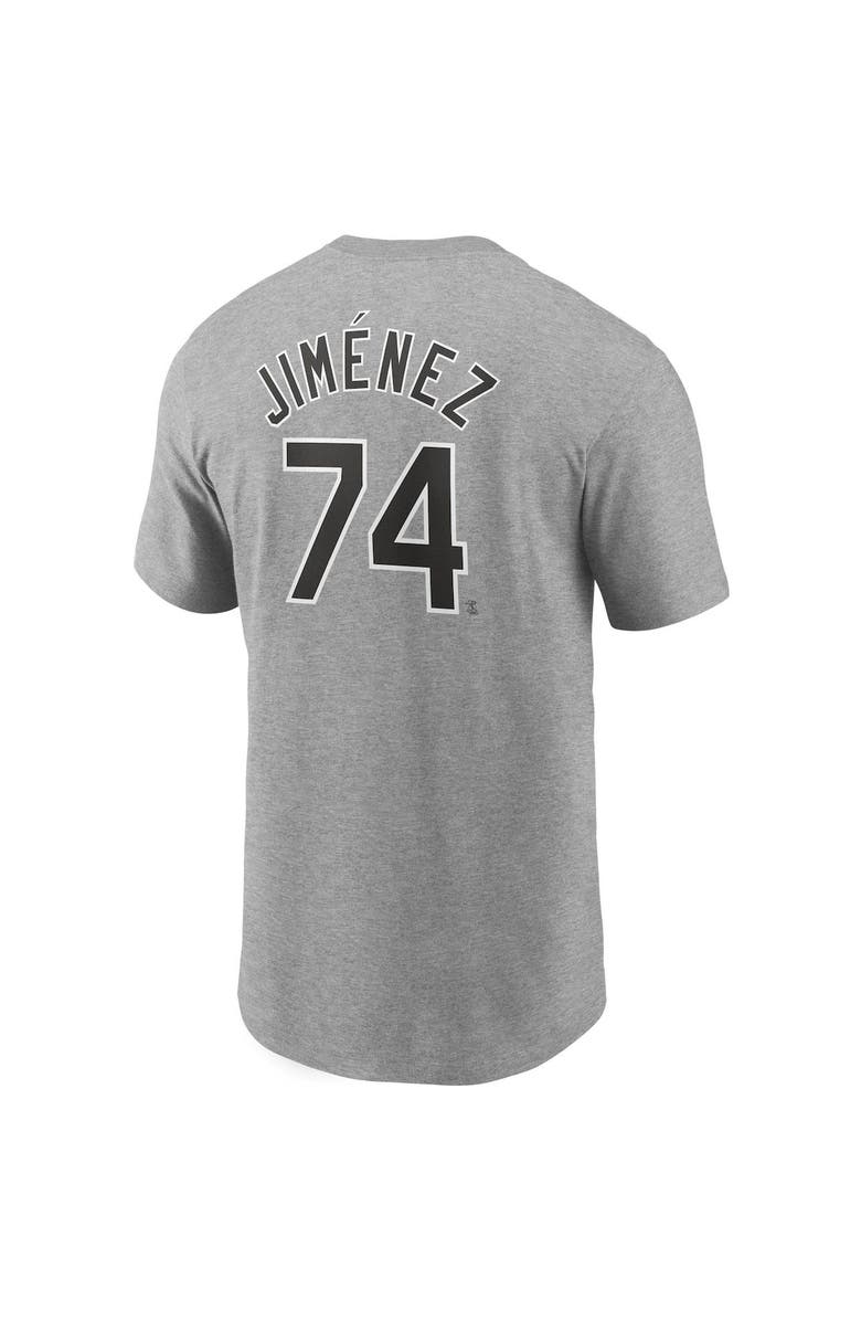 Nike Men's Nike  Heather Gray Chicago White Sox Name & Number T-Shirt, Alternate, color, Heather Gray
