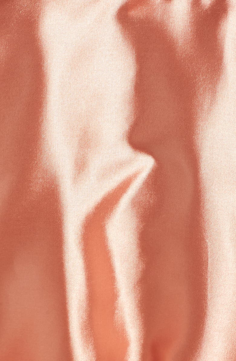 Oh La La Cheri Drama Lace Trim Satin Robe, Alternate, color,