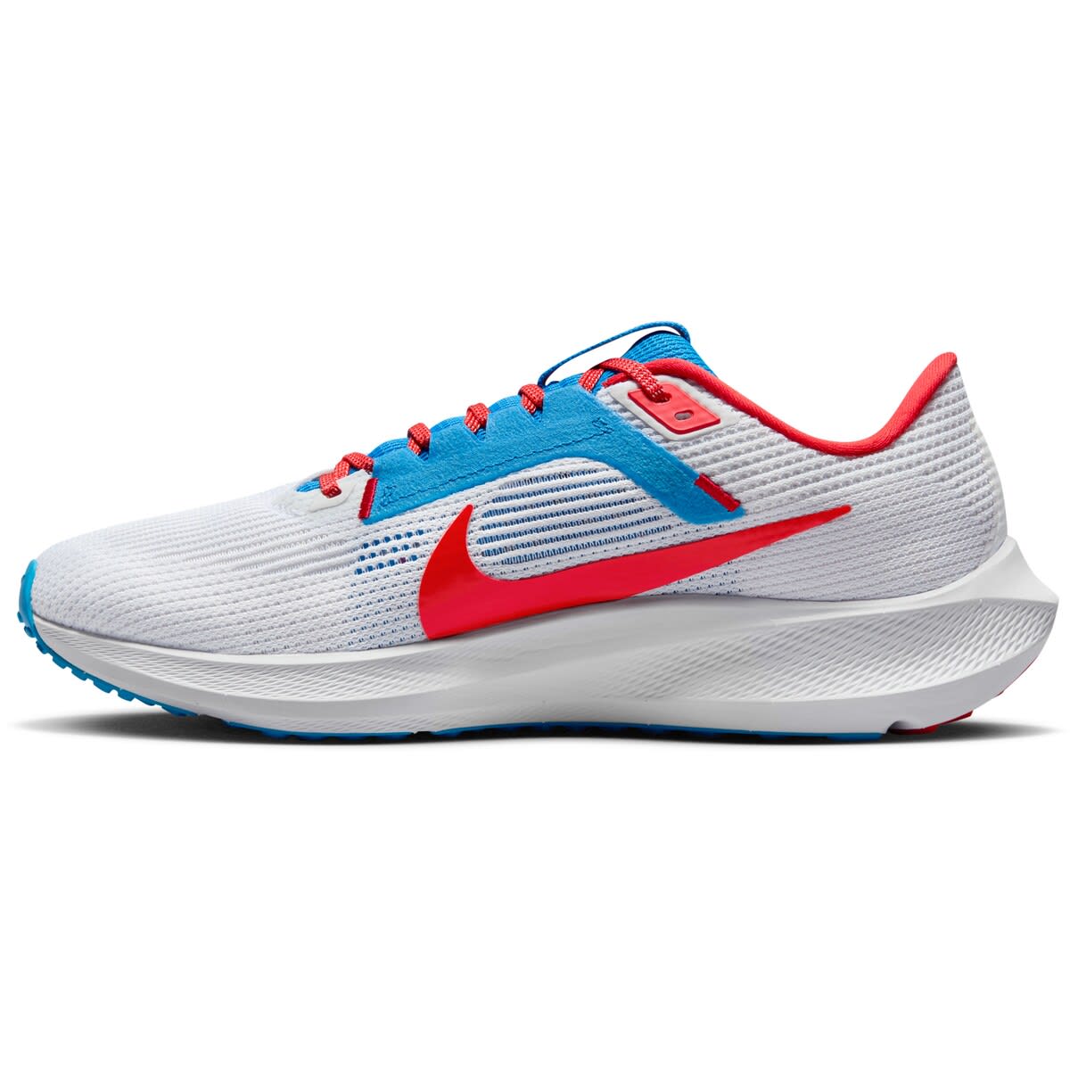 Nike Unisex Nike  White Delaware State Hornets Zoom Pegasus 40 Running Shoe, Alternate, color, 