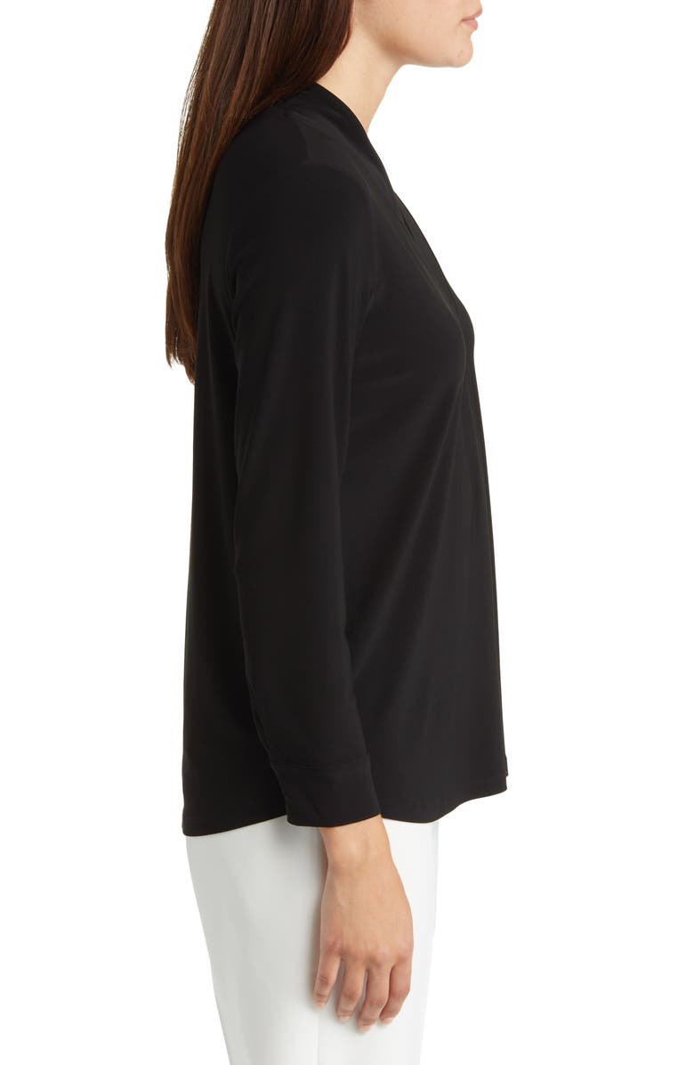 Anne Klein Journey V-Neck Knit Top, Alternate, color,