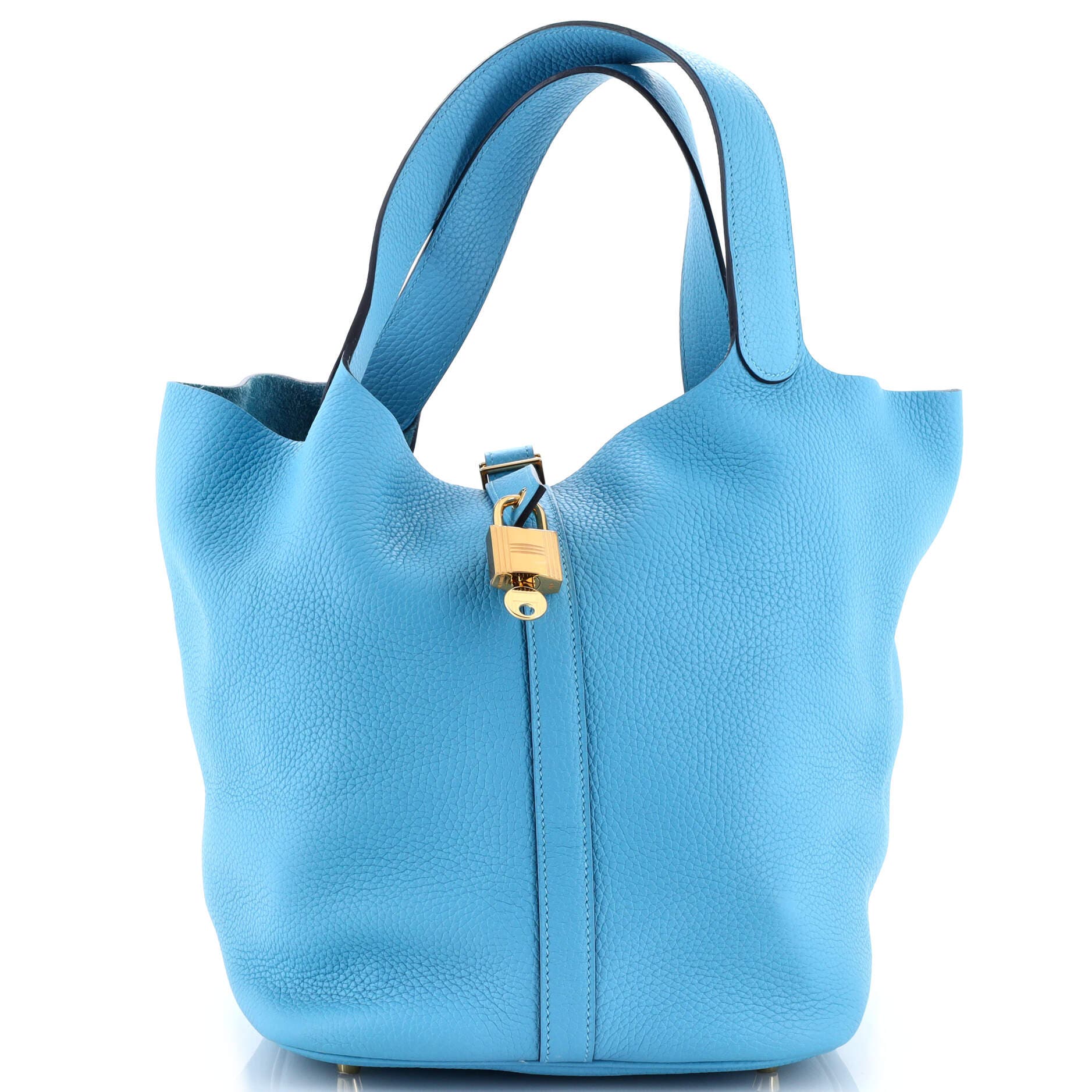 Pre-Owned Hermes Picotin Lock Bag Clemence GM, Main, color, 