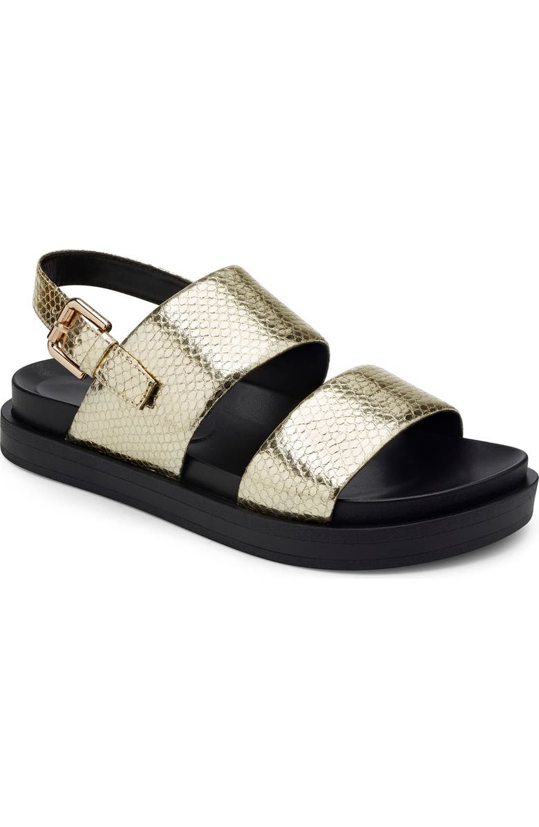 Aerosoles Leggenda Strappy Metallic Sandal, Main, color,