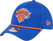 New Era Men's New Era Blue New York Knicks Featherweight Poly Rope Flex 39Thirty Hat