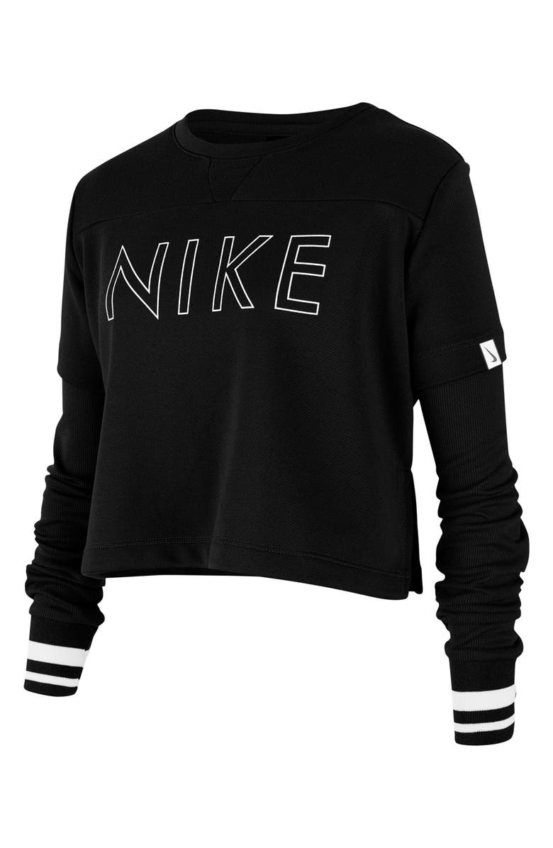 Nike Dri-FIT Studio Crop Training Top, Main, color,