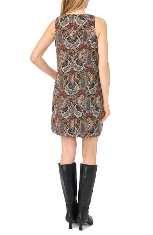 Halogenr Halogen(r) Patterned A-line Dress In Classic Navy
