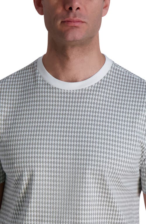 Karl Lagerfeld Paris Karltooth Graphic T-shirt In Light Grey