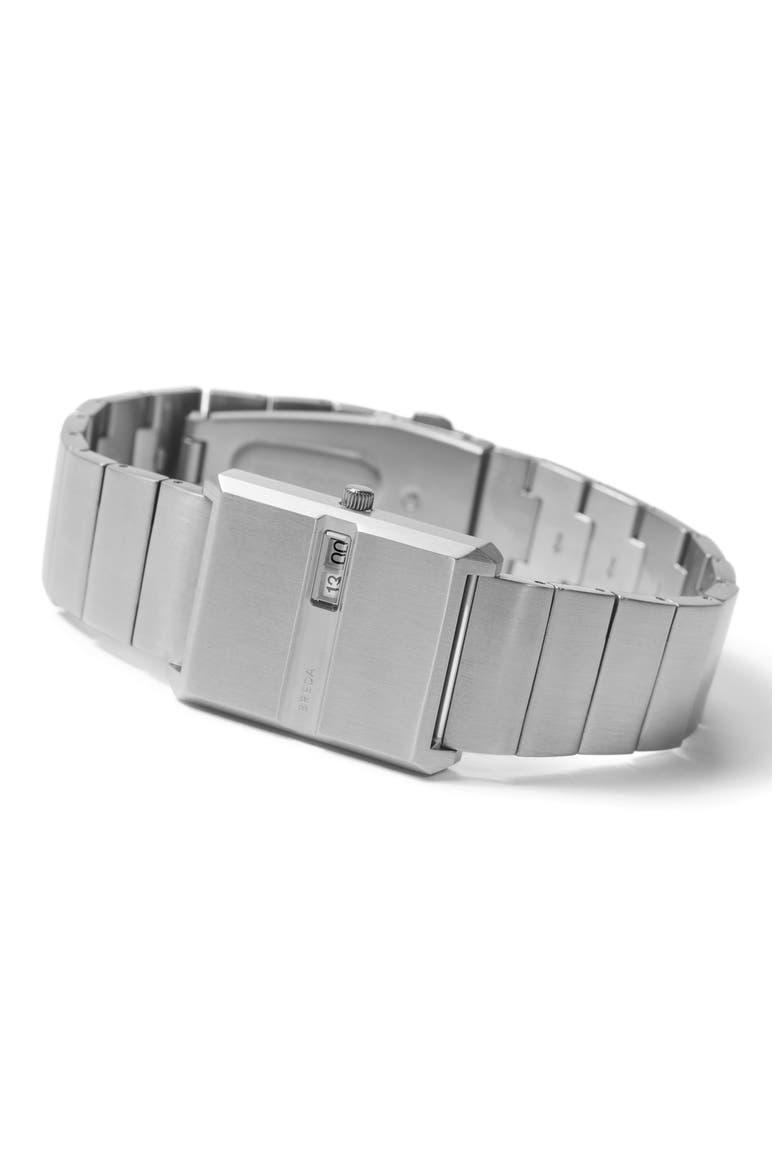Pulse Bracelet Watch, 26mm, Alternate, color, SILVER