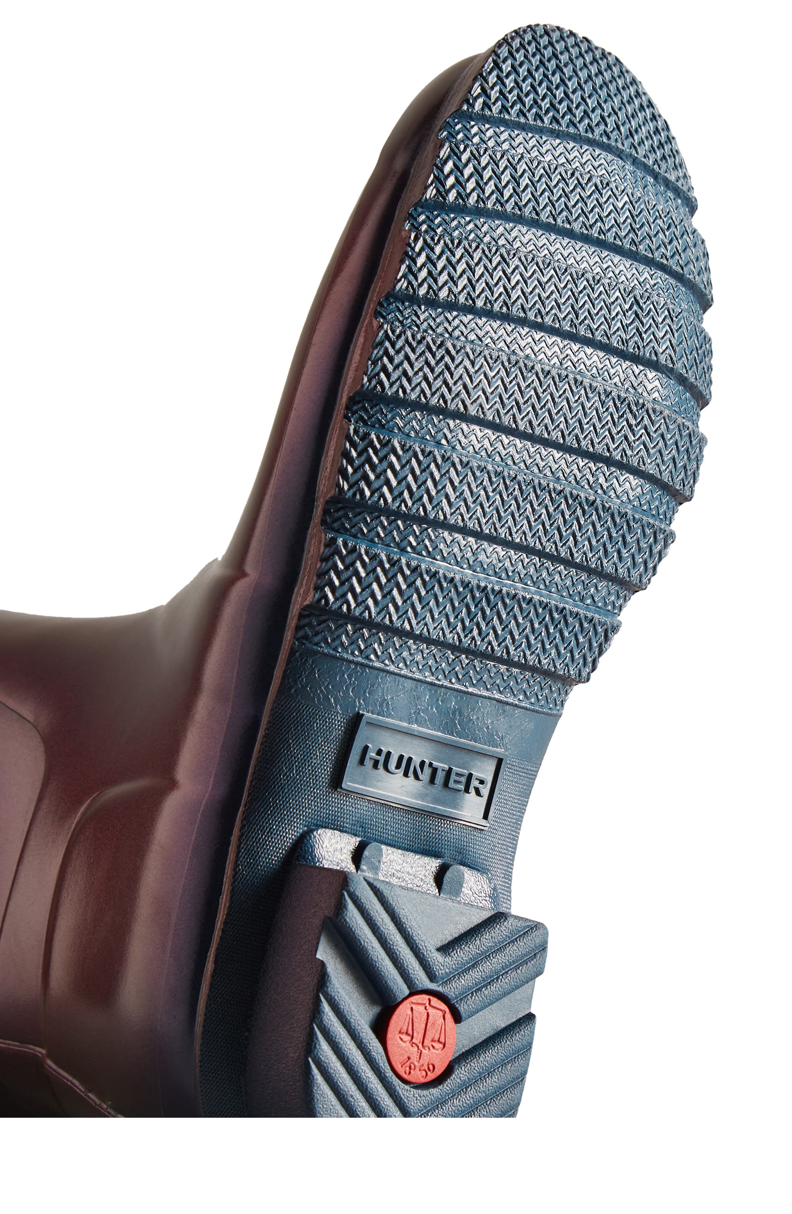Original Short Nebula Rain Boot, Alternate, color, STORNOWAY BLUE