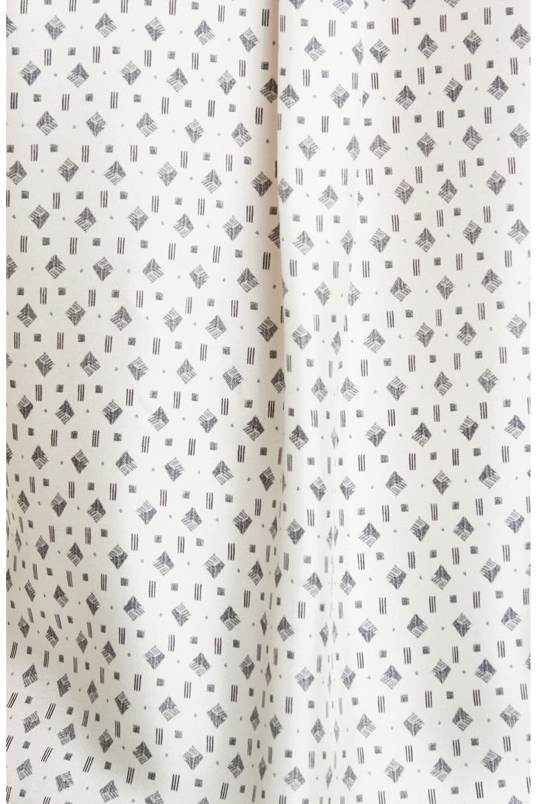 Scottie Geo Print Silk Blouse, Alternate, color, CLOUD MULTI
