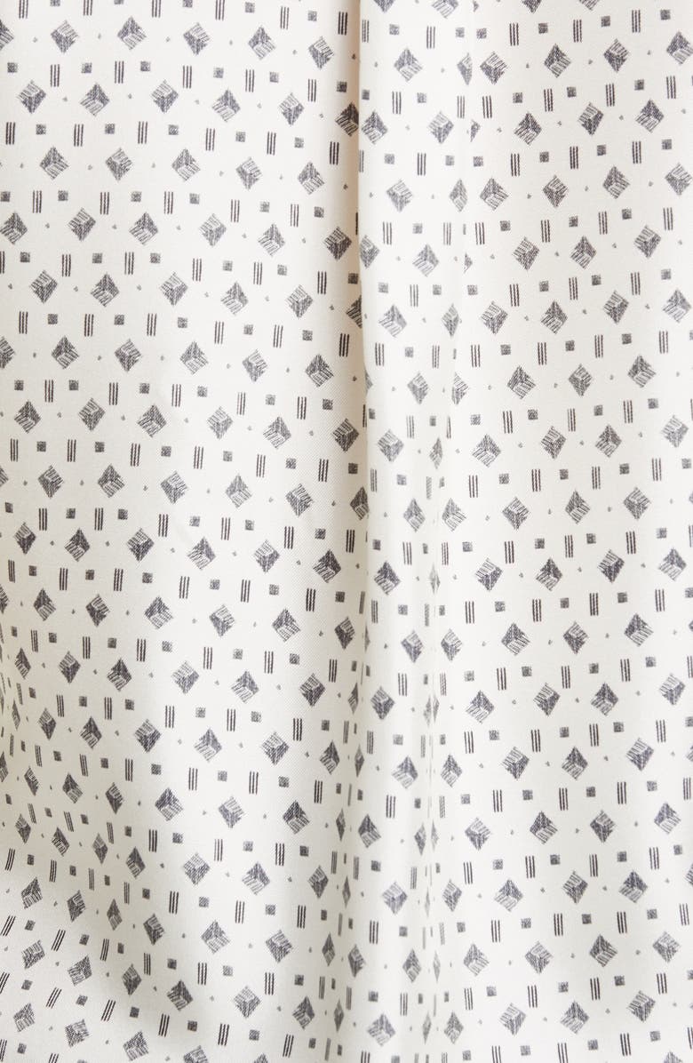 Lafayette 148 New York Scottie Geo Print Silk Blouse, Alternate, color,