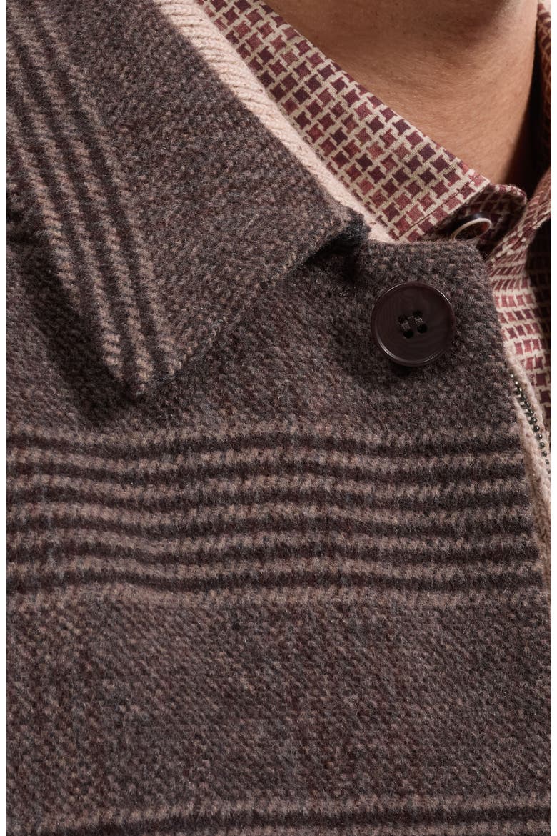 Wool Blend Blouson Jacket, Alternate, color, TRUFFLE
