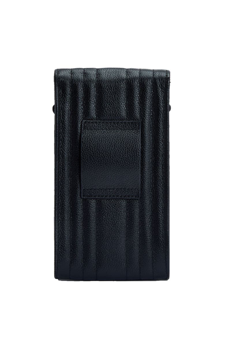 WOLF Mimi Phone Case with Wristlet & Lanyard, Alternate, color, Black