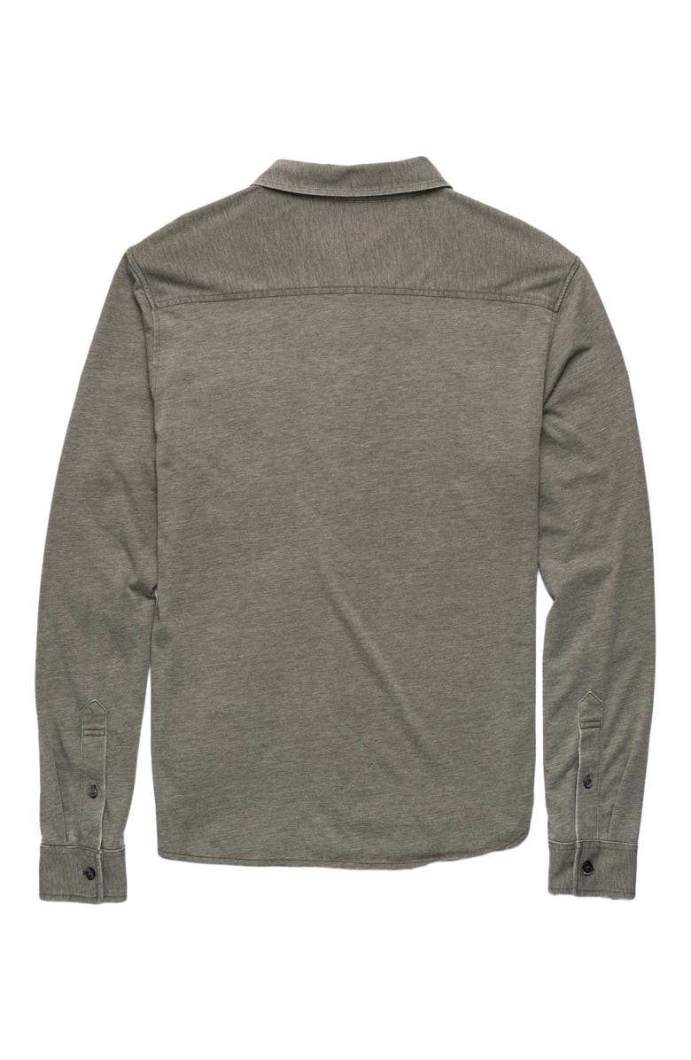 Surfside Supply Co. Anthony Burnout Shirt, Alternate, color, Olive Night