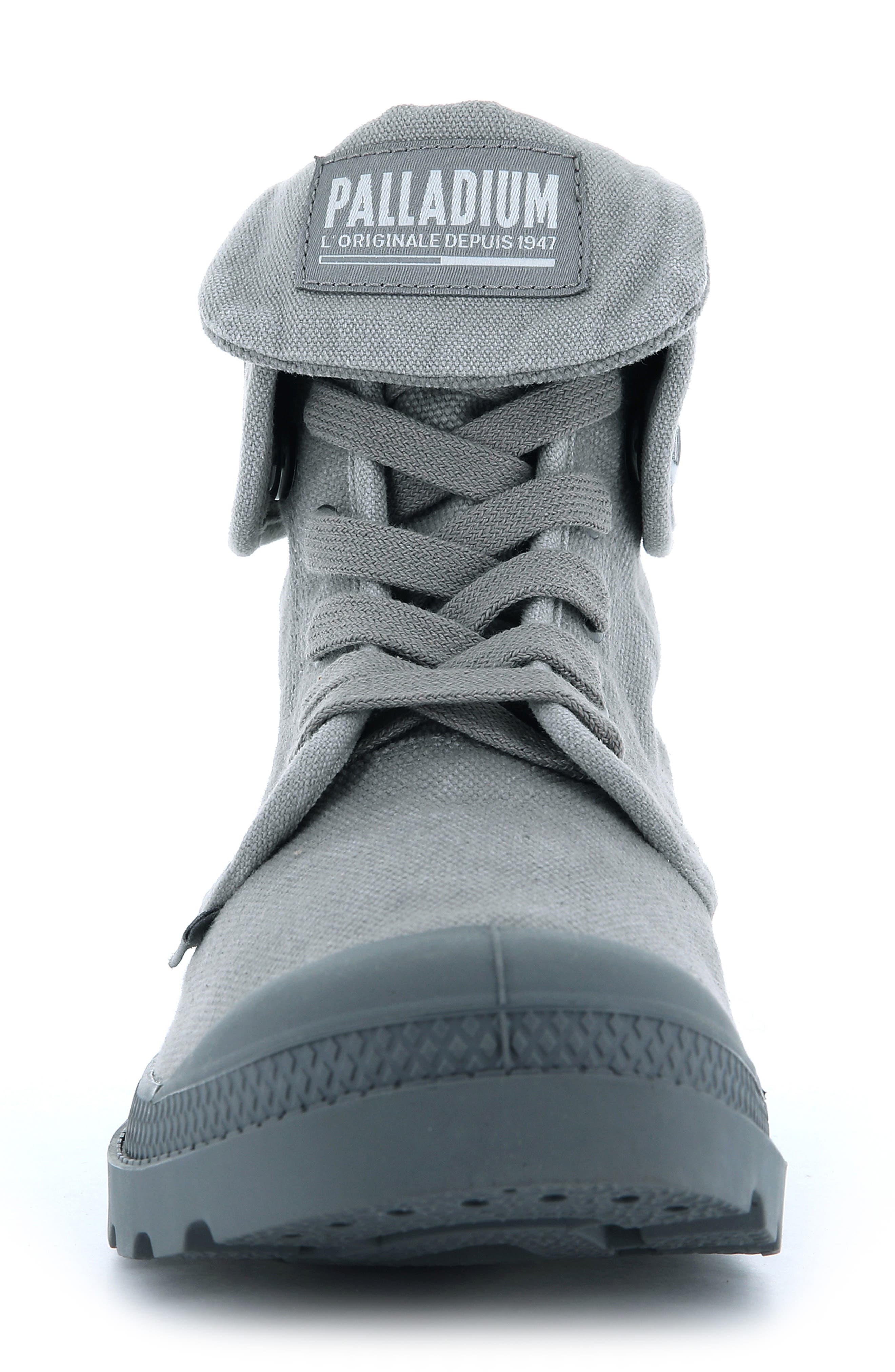 Palladium 'Baggy' Canvas Boot, Alternate, color, Titanium/ High Rise