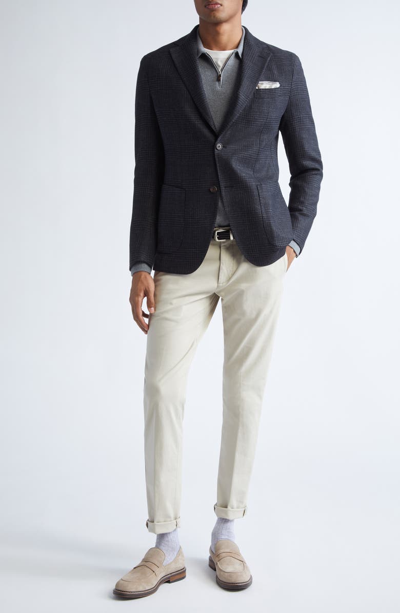 Eleventy Stretch Cotton Blend Joggers, Alternate, color, Sand