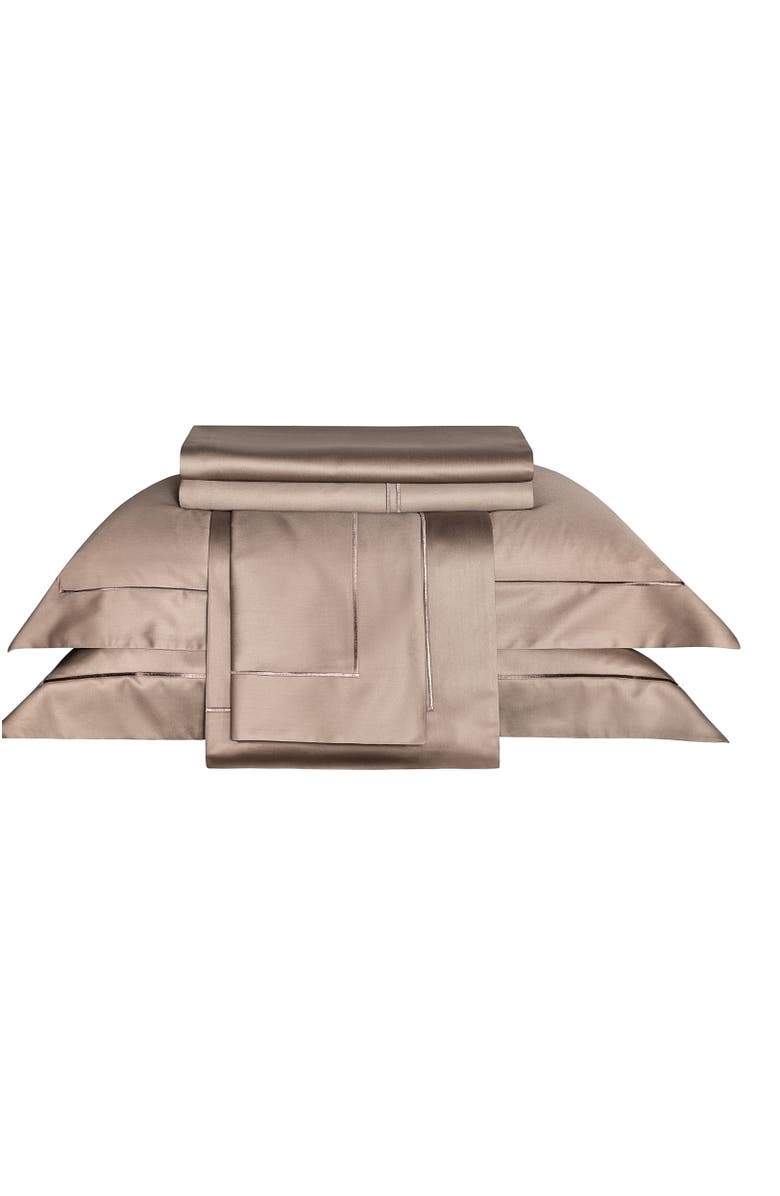 Togas Rhapsody Duvet Cover, Main, color, Brown