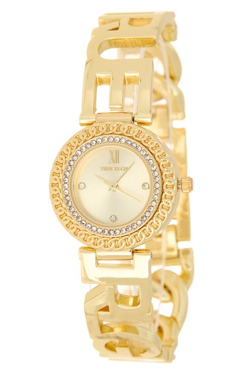 Crystal Logo Bracelet Strap Watch, 28mm