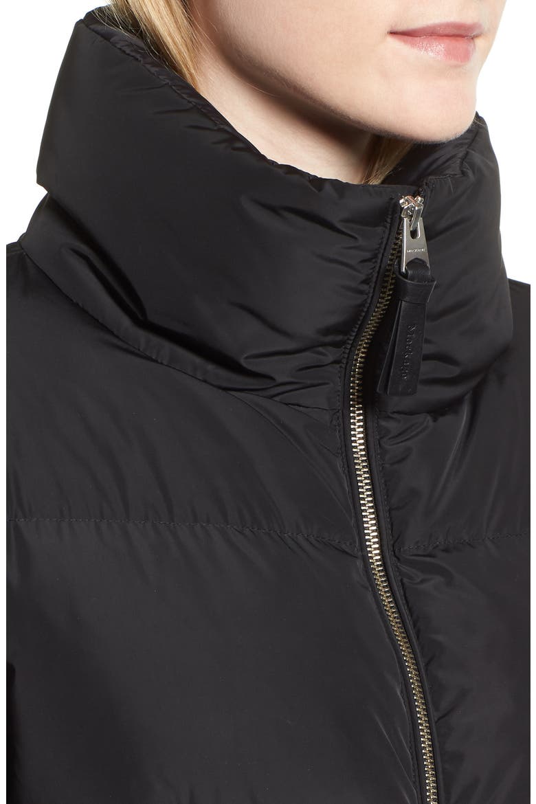Water Repellent Down Jacket, Alternate, color, BLACK