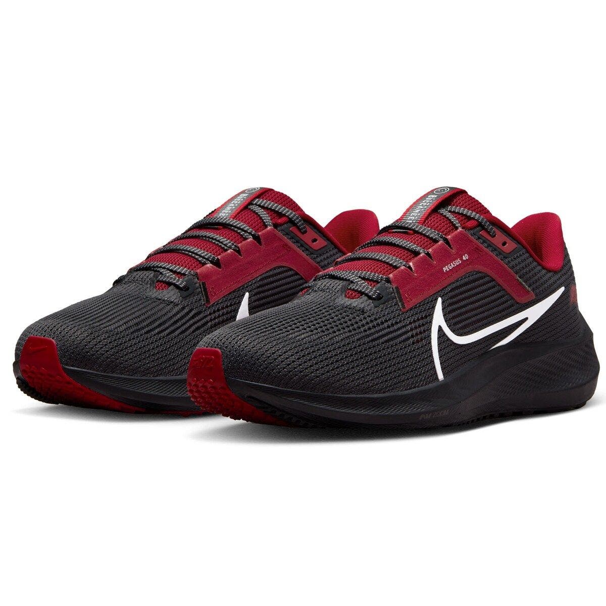 Nike Unisex Nike  Anthracite Tampa Bay Buccaneers Zoom Pegasus 40 Running Shoe, Alternate, color, Anthracite