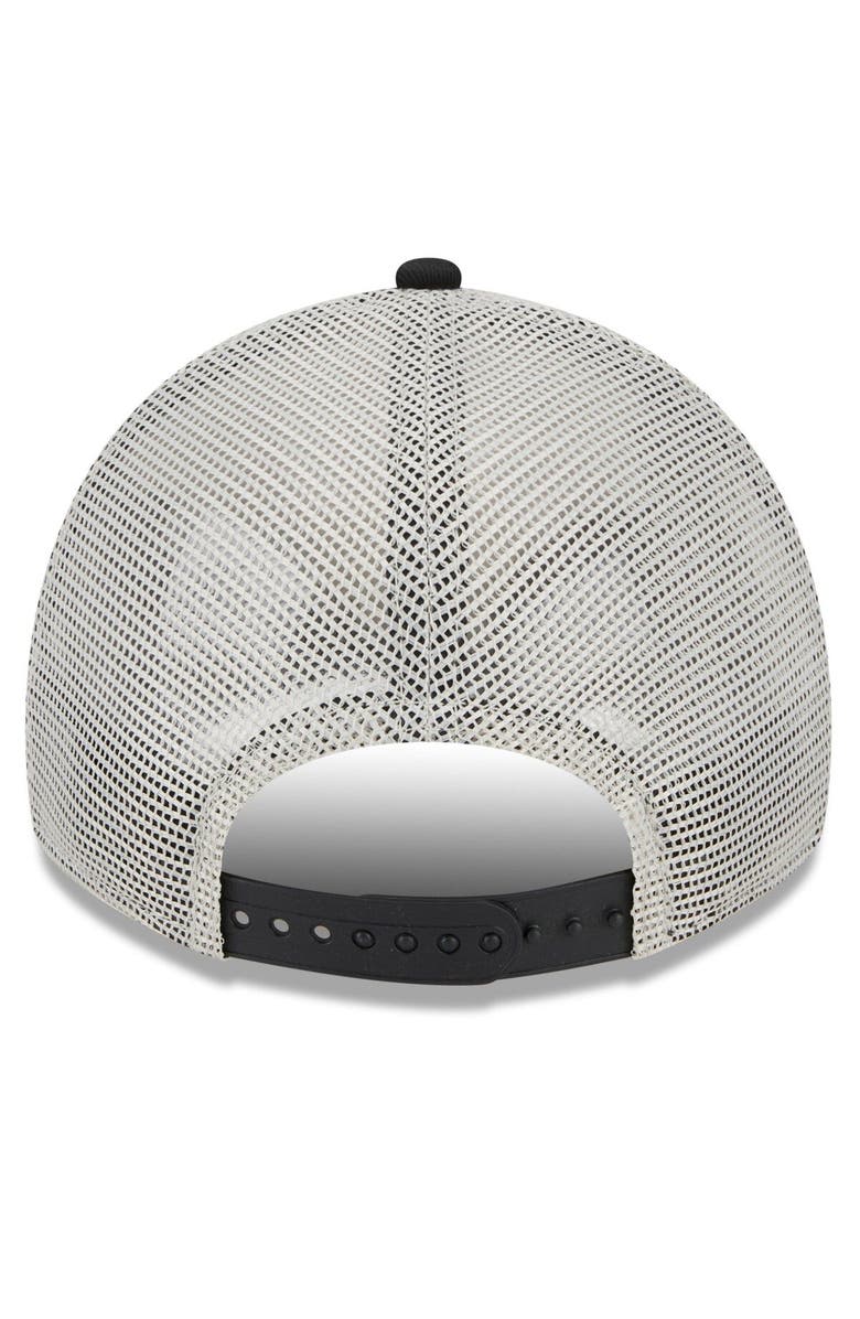 New Era Men's New Era Black Chicago White Sox Property Trucker 9TWENTY Snapback Hat, Alternate, color, Black