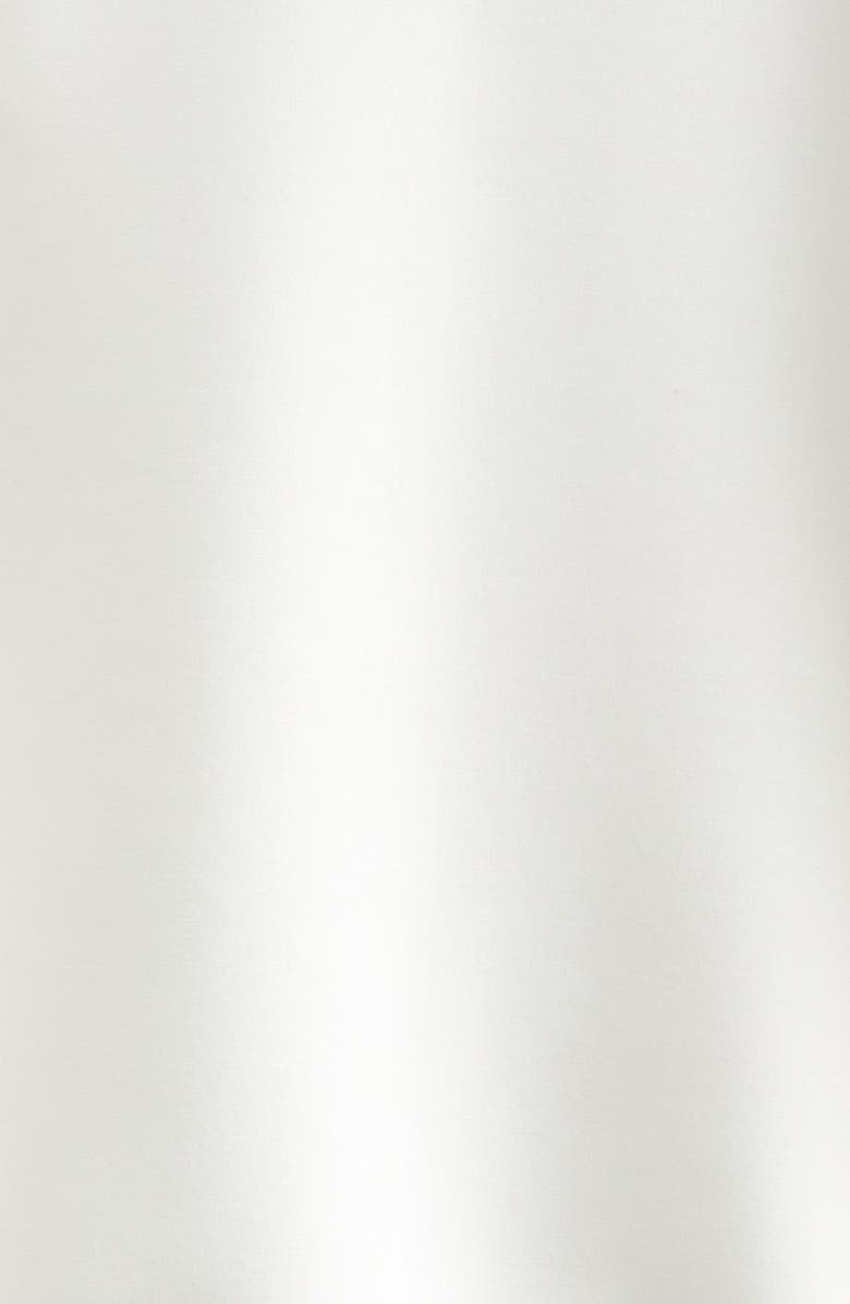 Zella Girl Kids' Varsity Track Half Zip Pullover, Alternate, color, Ivory Egret