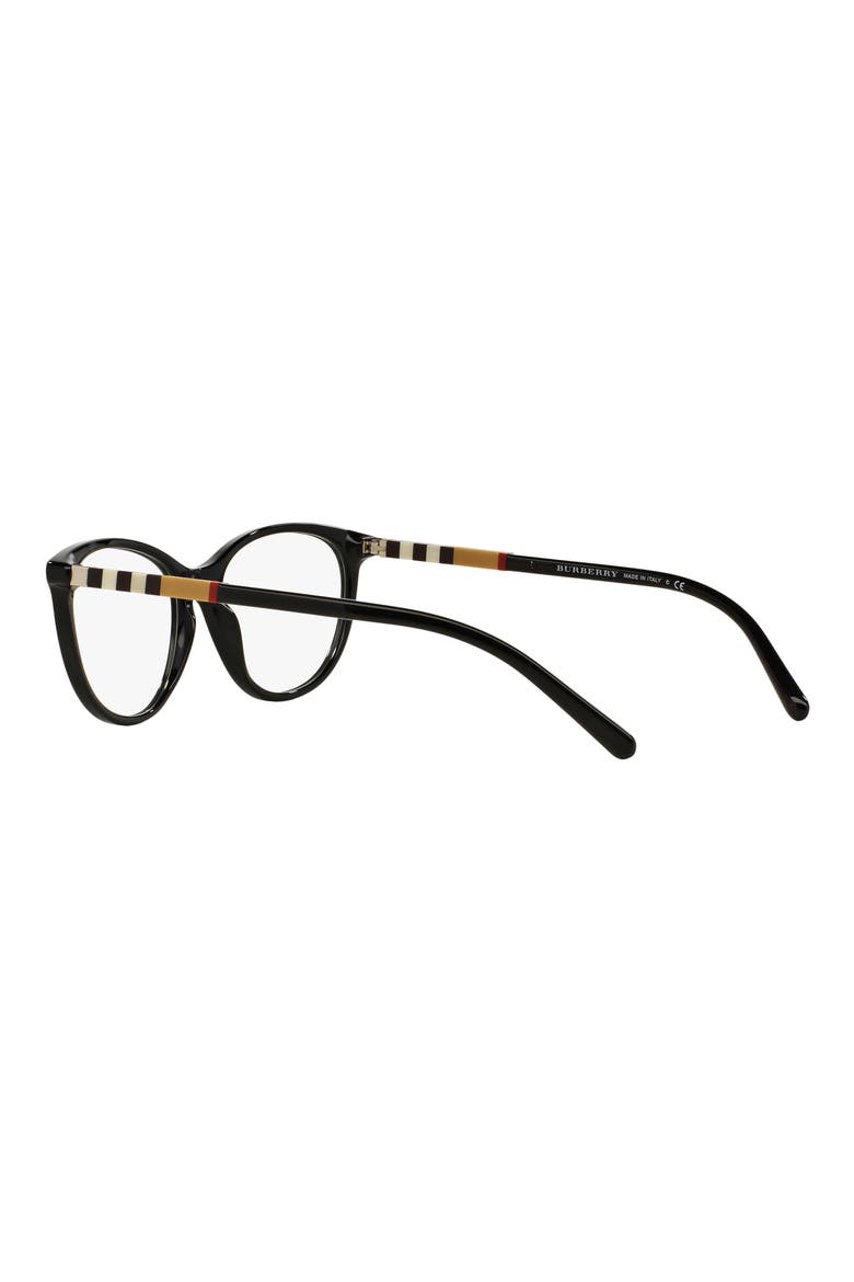 52mm Square Optical Glasses, Alternate, color, BLACK