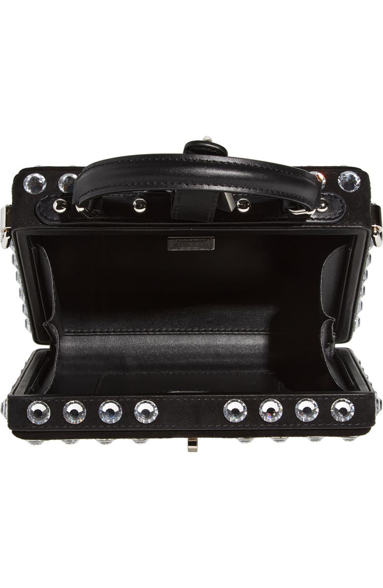 Dolce&Gabbana Crystal Embellished Box Bag, Alternate, color,