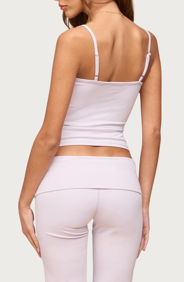 EDIKTED Blonka Crop Camisole, Alternate, color, Lilac