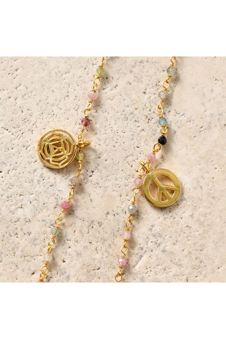 Good Fortune Charm Necklace, Alternate, color, Multi Color