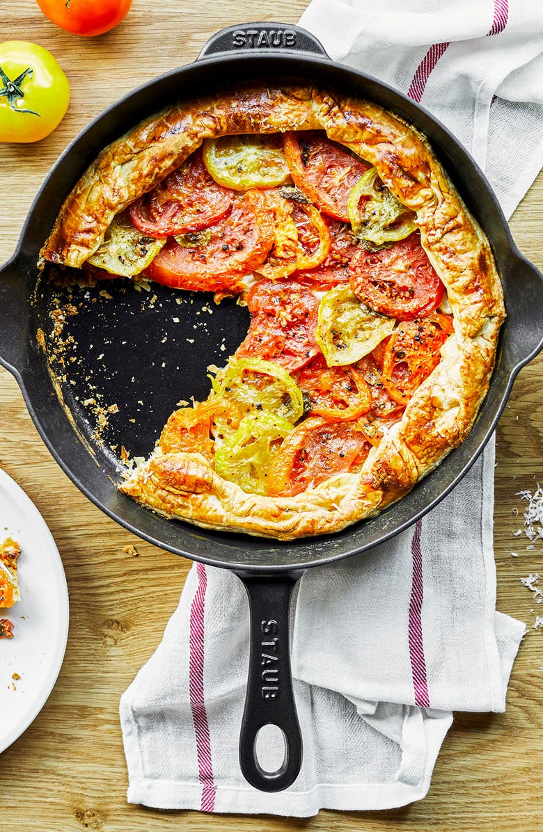 Staub 11-Inch Enameled Cast Iron Fry Pan, Alternate, color, Matte Black