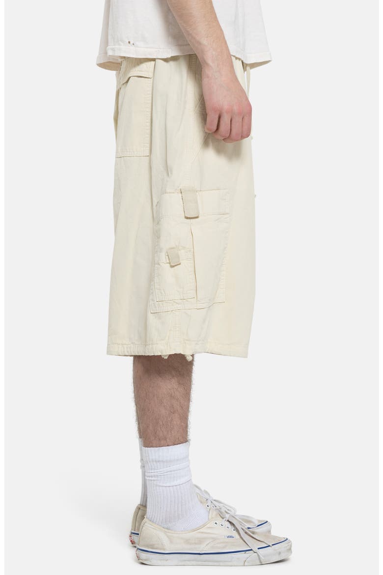 Oversize Cargo Shorts, Alternate, color, ECRU